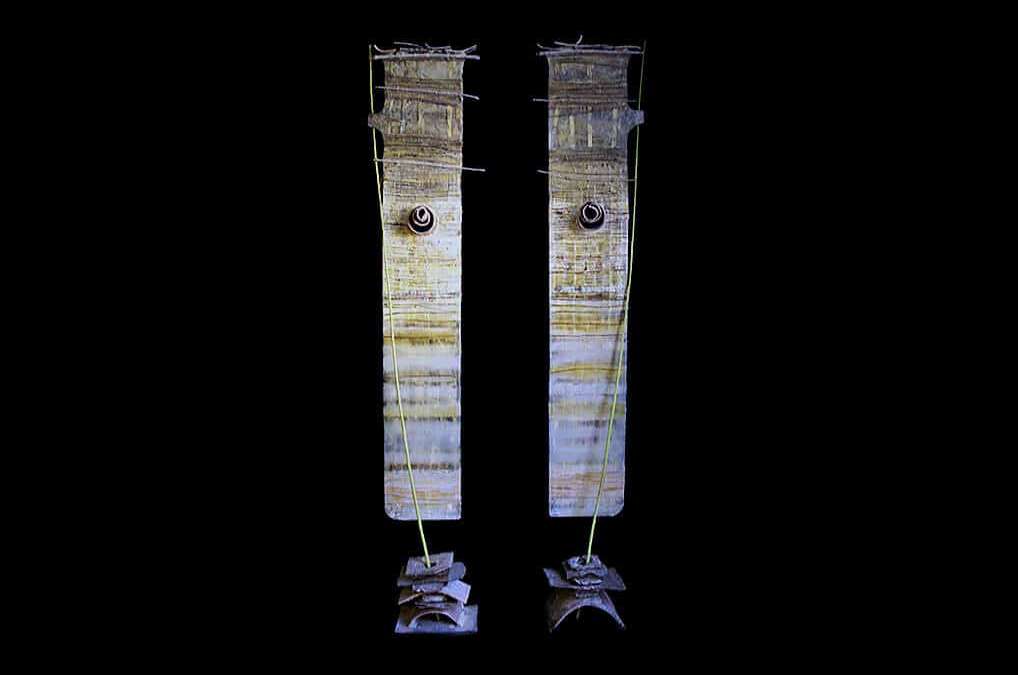 Uden Titel, une sculpture totem